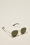 Bellbrae Polarized Sunglasses, GOLD/TORT/GREEN - alternate image 2
