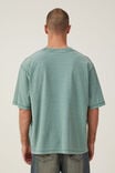 Crop Fit Reversed T-Shirt, FADED TEAL - alternate image 3