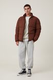 Recycled Puffer Jacket, RICH BROWN - alternate image 1