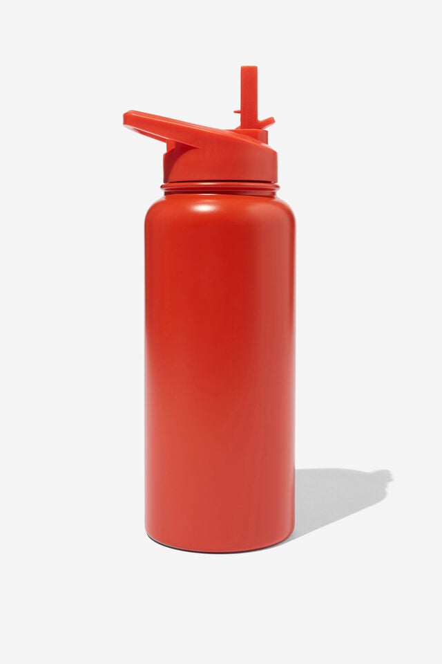 Metal Drink Bottle, RED