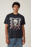 Premium Loose Fit Music T-Shirt, LCN MAN / MEGADETH - METAL BONES - alternate image 1