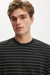Everyday Fit T-Shirt, WASHED BLACK / VINTAGE WHITE STRIPE - example image 4