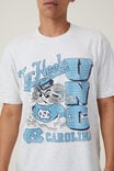Tarheels Loose Fit College T-Shirt, LCN IMG WHITE MARLE/TARHEELS - RAM - alternate image 4