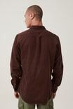 Portland Long Sleeve Shirt, WASHED CHOCOLATE CORD - alternate image 3