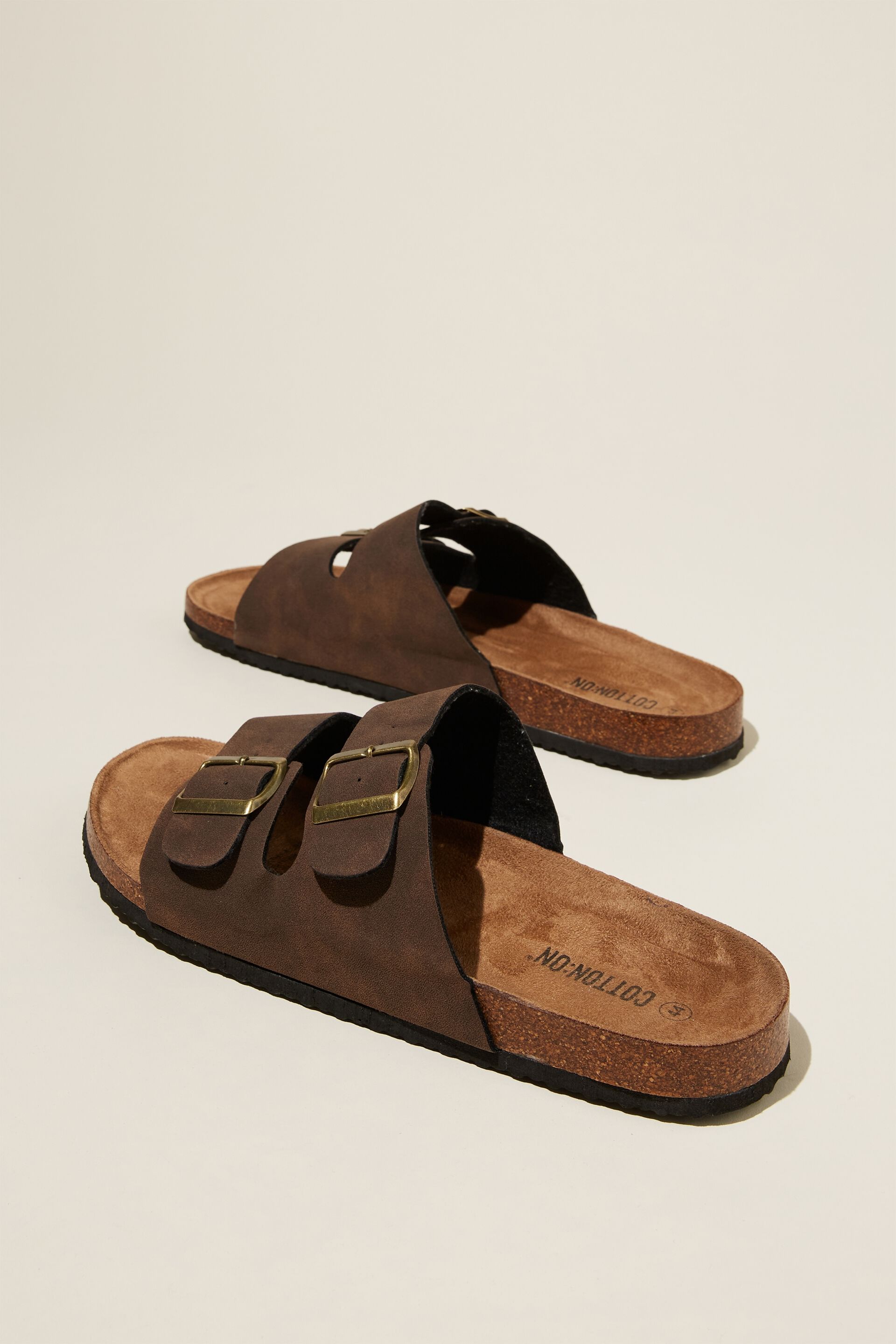 DOUBLE BUCKLE SANDALS-