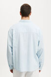 Eli Long Sleeve Shirt, TEXTURED SUMMER BLUE - example image 3