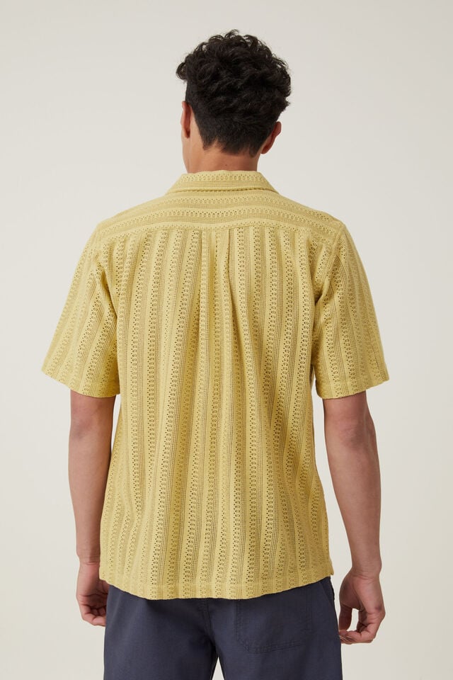 Palma Short Sleeve Shirt, PALE LIME PATTERN