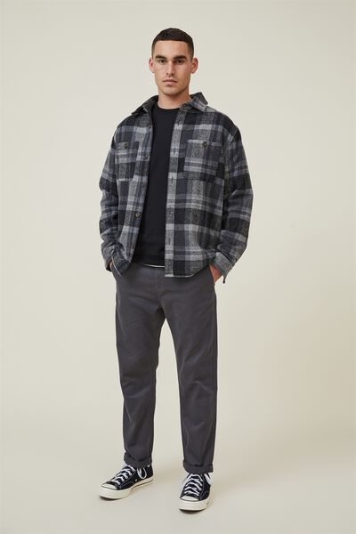 Relaxed Chino, WASHED SLATE