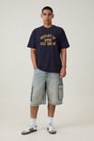 Loose Fit College T-Shirt, TRUE NAVY/EAST SIDE NY - alternate image 2