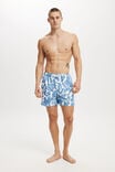 Stretch Swim Short, BLUE ABSTRACT - alternate image 1