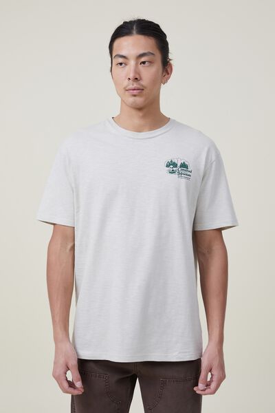 Camisas - LOOSE FIT SOUVENIR T-SHIRT, WHITE/CAMELBACK MOUNTAIN