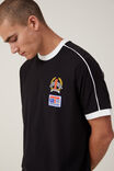 Camiseta - Pit Stop Loose Fit T-Shirt, BLACK / MINI LOGO - vista alternativa 4