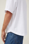 Hyperweave Scooped Hem T-Shirt, WHITE - alternate image 4