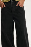 Super Baggy Balloon Jean, PINTUCK DIRE BLACK - example image 4