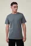 Camiseta - Organic Crew T-Shirt, DUFFLE GREEN - vista alternativa 1