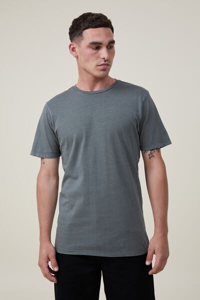 Camiseta - Organic Crew T-Shirt, DUFFLE GREEN