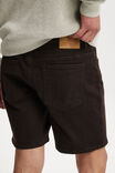 Slim Denim Short, DARK CHOCOLATE - alternate image 5