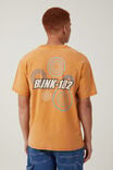 Blink 182 Loose Fit T-Shirt, LCN MT BUCKSKIN GOLD/TECH LOGO - alternate image 3