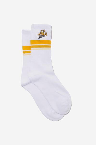 Garfield Active Sock, LCN GAR WHITE/ORANGE GARFIELD FLAG JUMP