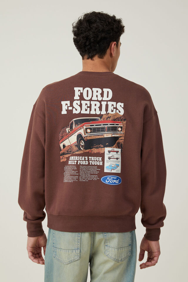 Ford Oversized Fleece Sweater, LCN FOR WOODCHIP/ F SERIES