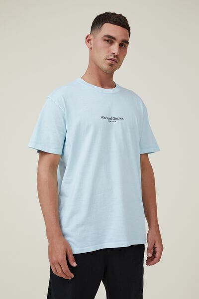 Camiseta - Easy T-Shirt, BLUE MIST/WEEKEND STUDIOS SERIF
