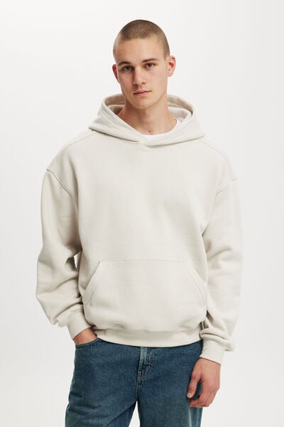 Box Fit Hoodie, BONE