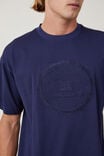 Box Fit College T-Shirt, INDIGO / NY WAX CREST - alternate image 4