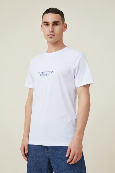 Tbar Art T-Shirt, WHITE/THOUGHT SYSTEMS