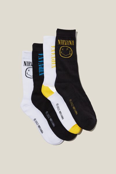 License 4 Pack Of Socks, LCN MT / NIRVANA