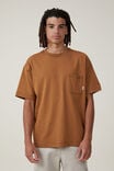 Camiseta - Heavy Weight Pocket T-Shirt, GINGER / CIVIC CONTRAST - vista alternativa 1