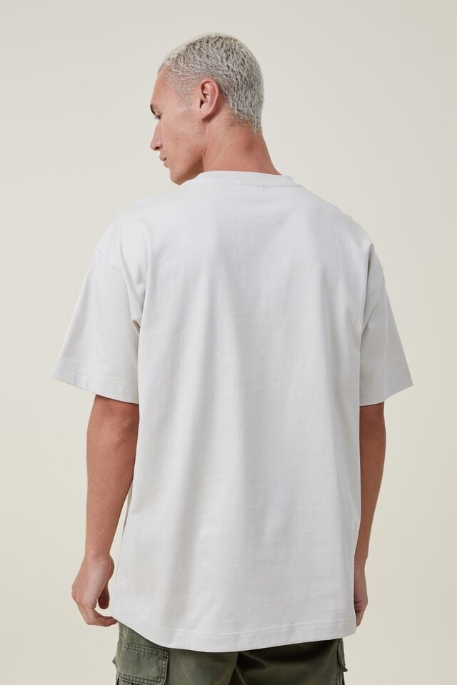 Box Fit Plain T-Shirt, IVORY