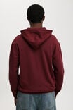 Hyperweave Zip Up Hoodie, DARK CARMINE - alternate image 3