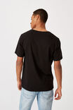 Camiseta - Essential Vee Neck T-Shirt, BLACK - vista alternativa 3