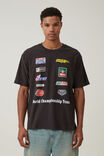 Pit Stop Loose Fit T-Shirt, WASHED BLACK / WORLD CHAMPIONSHIP LOGO - alternate image 1