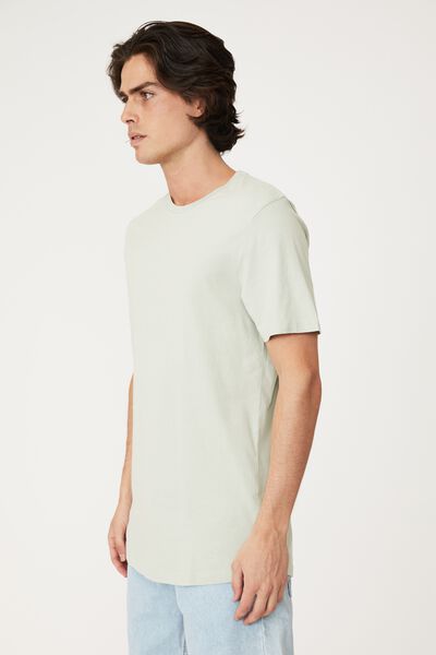 Organic Longline T-Shirt, COOL MINT