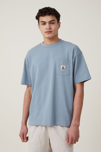 Box Fit Pocket T-Shirt, CITADEL/CIVIC OUTERWEAR