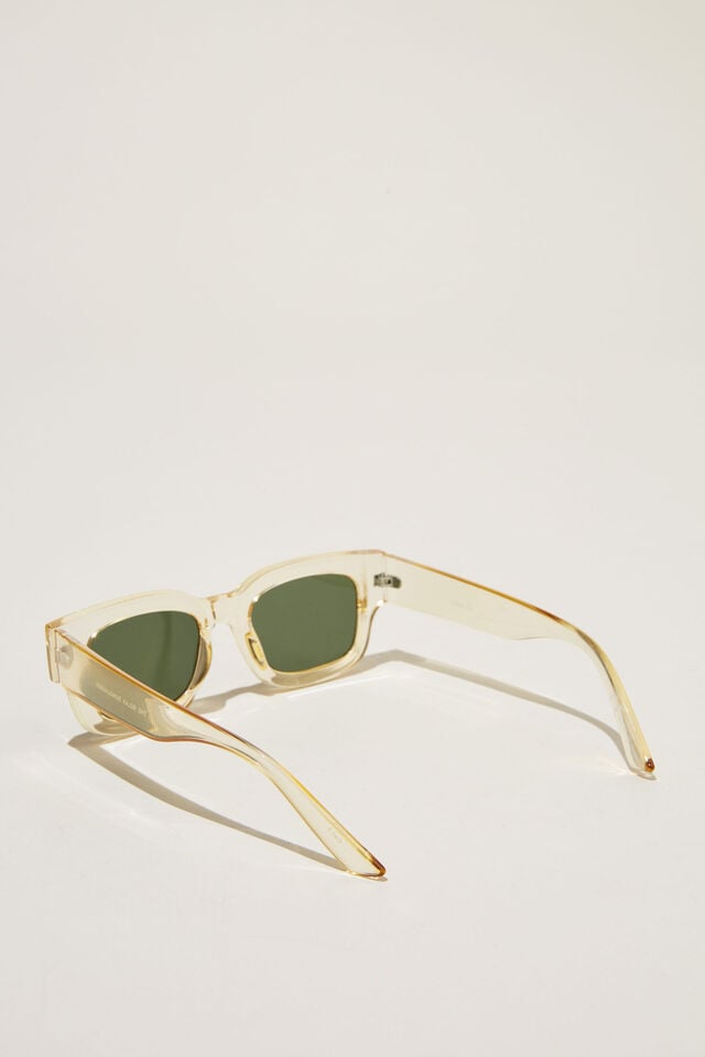 The Relax Sunglasses, YELLOW CRYSTAL/GREEN