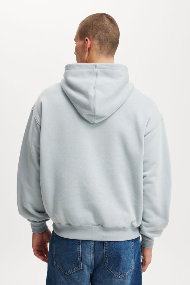 Box Fit Hoodie, BLUE HAZE