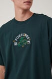 Cny Vintage Oversized T-Shirt, PINENEEDLE GREEN/DRAGON FORTUNE - alternate image 4