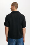 Cabana Short Sleeve Shirt, BLACK SCRIPT - alternate image 3