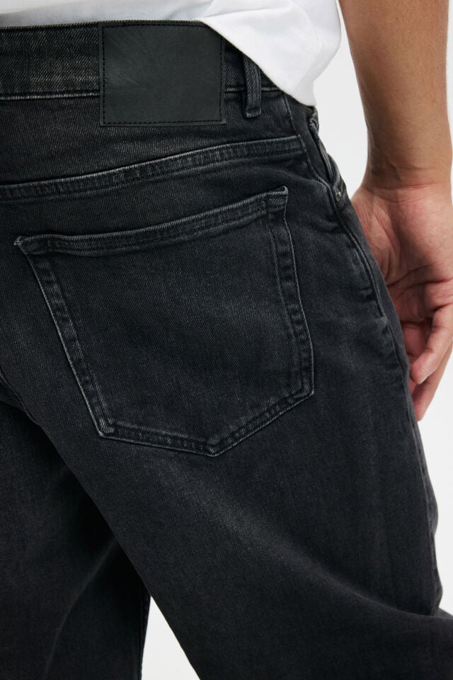 Calça - Relaxed Tapered Jean, RAPTURE BLACK