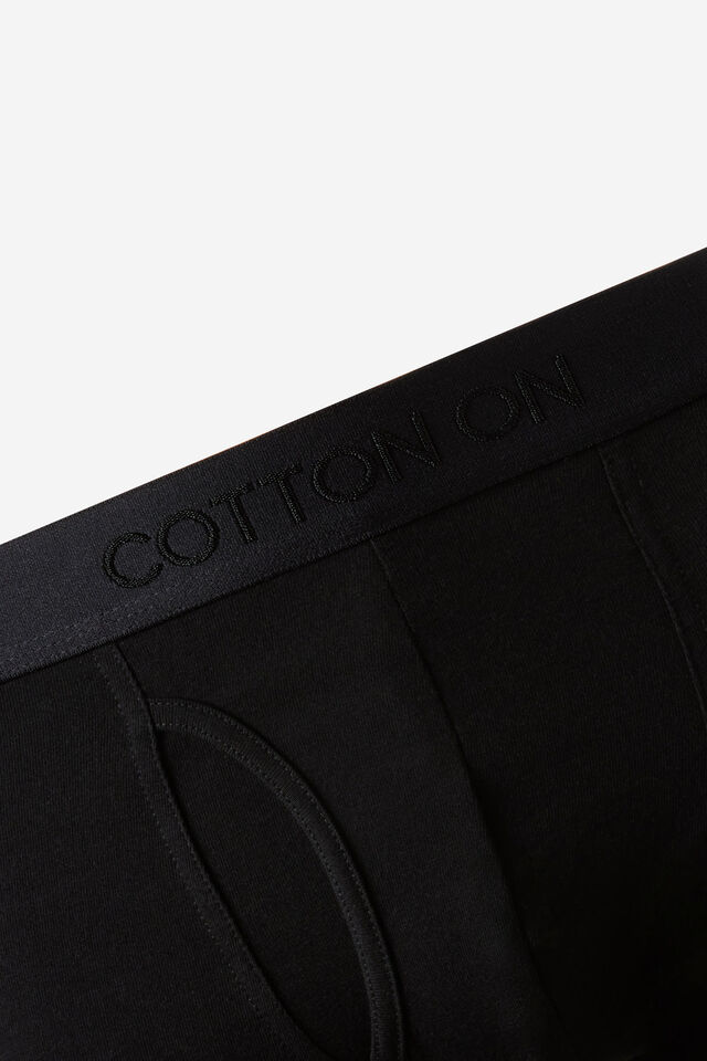 Mens Organic Cotton Boxer Brief, BLACK