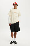 Box Fit Text T-Shirt, ECRU/KYOTO PROJECTS - example image 3