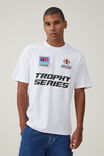 Camiseta - Pit Stop Loose Fit T-Shirt, WHITE / GRAND TOURER - vista alternativa 1