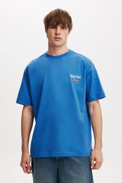 Box Fit Graphic T-Shirt, CAROLINA BLUE/STRADA DEL LUSSO