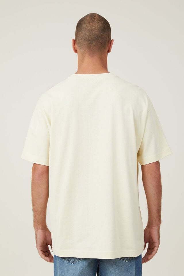 Box Fit Plain T-Shirt, LEMON