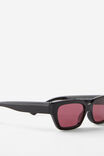 The Razor Sunglasses, BLACK/BURGUNDY - alternate image 2