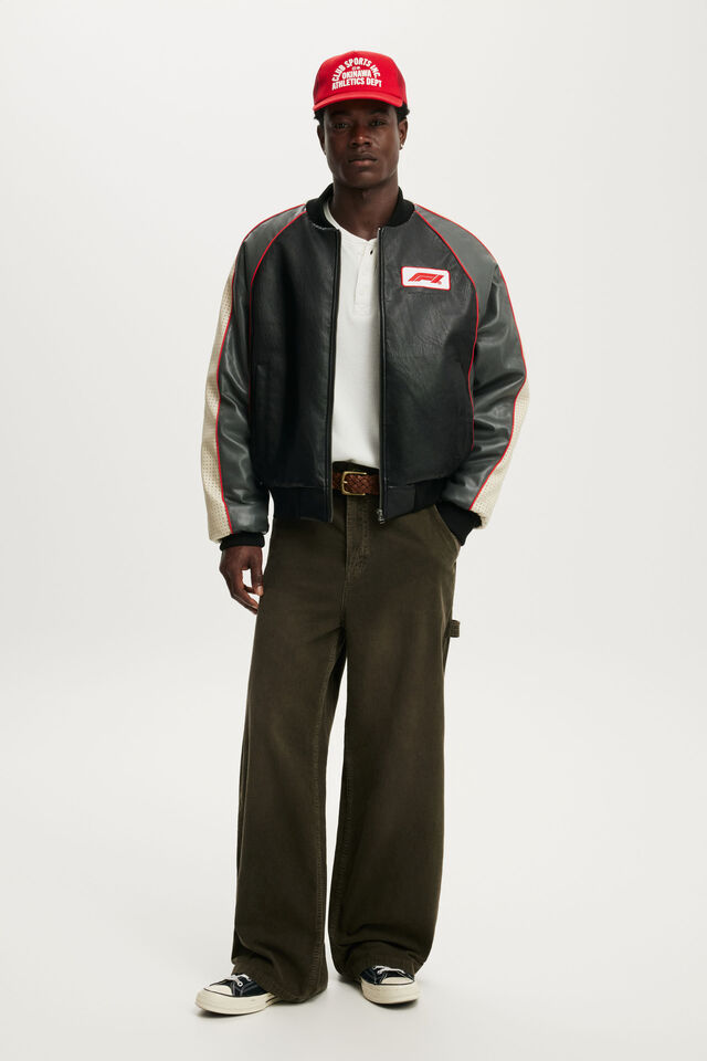 F1 Bomber Jacket, BLACK