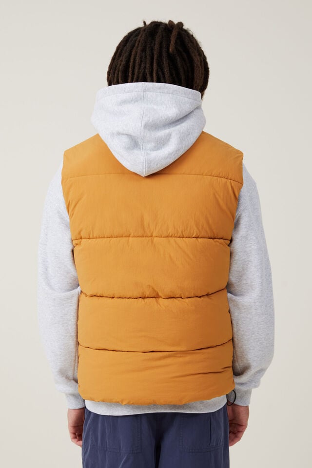 Recycled Puffer Vest, MARIGOLD