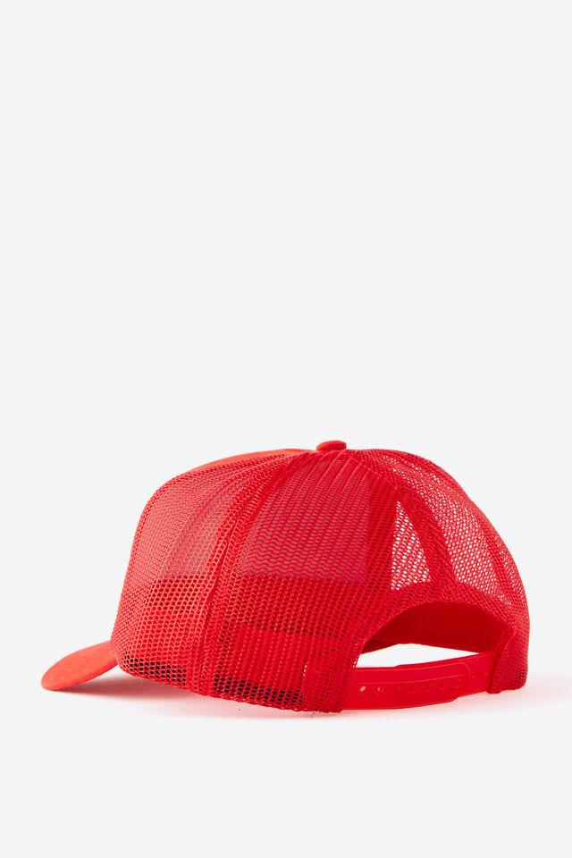 Trucker Hat, STRONG RED/OKINAWA ATHLETICS